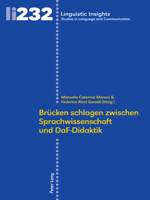 cover image of Bruecken schlagen zwischen Sprachwissenschaft und DaF-Didaktik